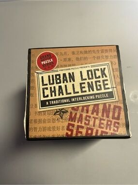 Professor Puzzle Luban Lock Challenge Wooden Interlocking Puzzle In Box